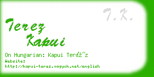 terez kapui business card